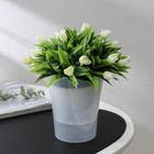 Кашпо для цветов со вставкой «Арте-Дея», 1.25 л, цвет дымчатый - Фото 1