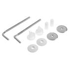 Сиденье для унитаза "АНИ Пласт" WS0210, крепление металл, белое 5246323