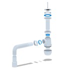 Сифон для мойки "АНИ Пласт" Грот A0515, 1 1/2" х 40 мм, с гофрированной трубой 40 x 40/50 мм - фото 24474509