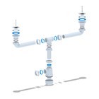 Сифон для мойки "АНИ Пласт" A3000, 1 1/2" х 40 мм, двойной 5404229