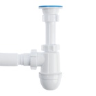 Сифон для мойки «АНИ Пласт» C0110, 1 1/2" х 40 мм, с гофрированной трубой 40×50 мм - Фото 4