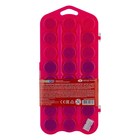 Акварель медовая 24 цвета, ЗХК «Цветик», без кисти, розовый пластиковый футляр, 27421676 - Фото 4