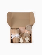 Новогодний подарочный набор «Снеговики» (плед, носки, 2 игрушки, открытка) - Фото 2