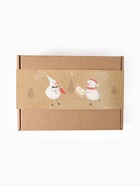 Набор подарочный «Снеговики» (плед, носки, 2 игрушки, открытка) - фото 809297270