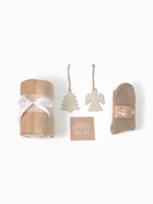 Новогодний подарочный набор «Снеговики» (плед, носки, 2 игрушки, открытка) - Фото 4