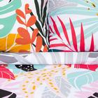 Постельное бельё евро «Этель» Colored tropics, бязь - Фото 4