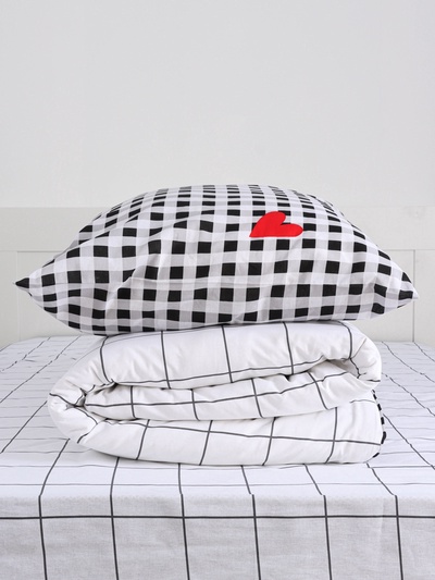 Постельное белье "Этель" дуэт Big love 143*215 см - 2 шт, 240*220 см, 70*70 см -2 шт