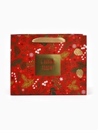 Пакет подарочный новогодний ламинированный «С Новым годом», MS 23×18×10 см - фото 119707521