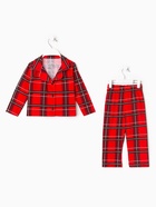 Пижама детская новогодняя: футболка, брюки, KAFTAN, красная, рост 98-104 см - Фото 14