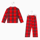 Пижама детская новогодняя: футболка, брюки, KAFTAN, красная, рост 110-116 см - Фото 19