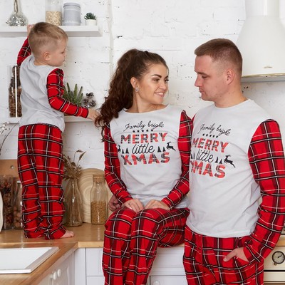 Пижама новогодняя женская (лонгслив, брюки) KAFTAN X-mas, размер 52-54