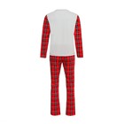 Пижама новогодняя мужская KAFTAN "X-mas", цвет красный, размер 50 - Фото 12