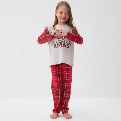 Пижама детская KAFTAN «X-mas» размер 28 (86-92 см)