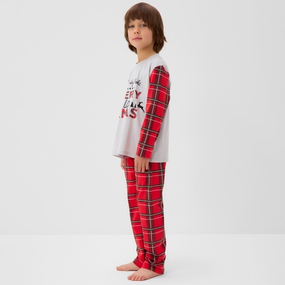 Пижама детская KAFTAN «X-mas» размер 28 (86-92 см)