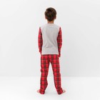 Пижама детская для мальчика KAFTAN "X-mas" р.28 (86-92) - Фото 4