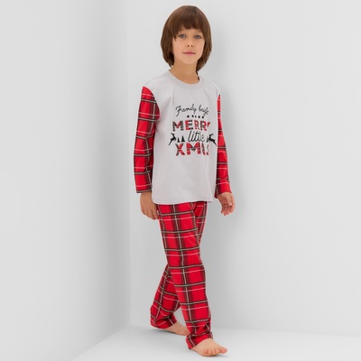 Пижама детская KAFTAN «X-mas» размер 28 (86-92 см)