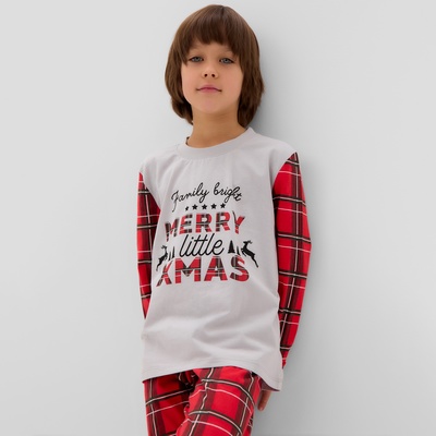 Пижама детская KAFTAN «X-mas» размер 28 (86-92 см)
