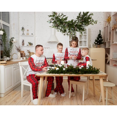 Пижама детская KAFTAN «X-mas» размер 28 (86-92 см)