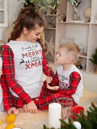 Пижама новогодняя детская: лонгслив, брюки, KAFTAN X-mas, рост 98-104 см - Фото 13