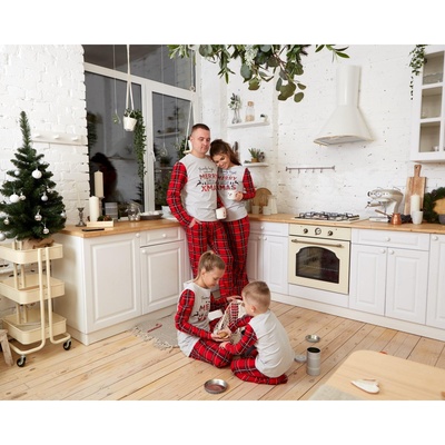 Пижама детская KAFTAN «X-mas» размер 30 (98-104 см)