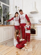 Пижама новогодняя детская: лонгслив, брюки, KAFTAN X-mas, рост 122-128 см - Фото 12