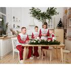 Пижама новогодняя детская: лонгслив, брюки, KAFTAN X-mas, рост 122-128 см - Фото 7