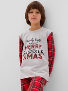 Пижама новогодняя детская: лонгслив, брюки, KAFTAN X-mas, рост 122-128 см - Фото 8