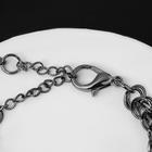 Браслет «Цепь» габарит, цвет серый металл, 28см - фото 24496158