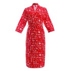 Халат домашний женский KAFTAN Give joy, размер 40-42, красный - Фото 6