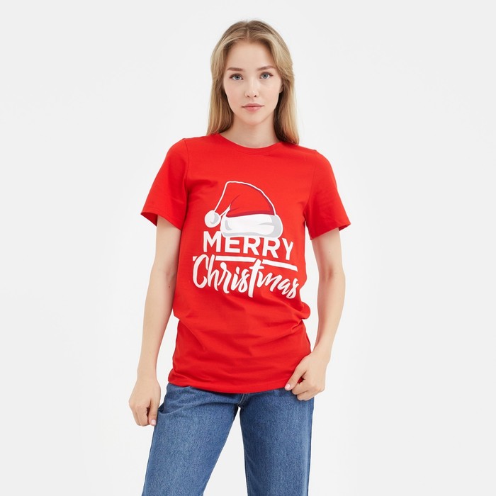 Футболка женская KAFTAN Merry Christmas р. 40-42