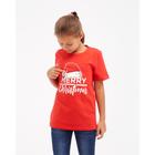 Футболка детская KAFTAN "Merry Christmas" р.32 (110-116) - Фото 2