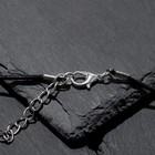 Кулон унисекс «Легенды» дракон с мечом, цвет чернёное серебро на чёрном шнурке, 60 см - фото 8191992