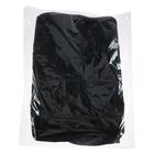 Накидка на переднее сиденье, искусственный мех, размер 55×135 см, черный - Фото 3