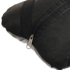 Подушка автомобильная косточка, на подголовник, экокожа перфорированная, серый 16х24 см - Фото 4