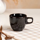 Чашка "Одесса", коричневая, керамика, 0.2 л - Фото 2