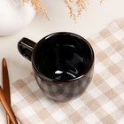 Чашка "Одесса", коричневая, керамика, 0.2 л - Фото 3