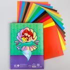 Набор "Принцессы: Ариэль" А4: 8л цветного одностороннего картона + 8л цветной двусторонней бумаги - Фото 3