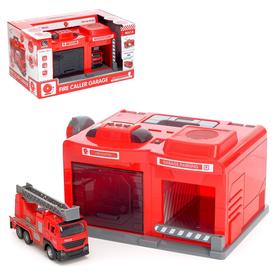 {{photo.Alt || photo.Description || 'УЦЕНКА Парковка «Пожарная часть» с машинкой и рацией, световые и звуковые эффекты, МИКС'}}