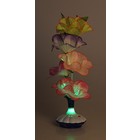 Светильник букет из 5 пионов в вазочке 35 см. - Фото 2