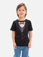 Футболка для мальчика KAFTAN «Костюм тройка», чёрная, рост 86-92 см - Фото 2