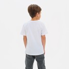 Футболка для мальчика KAFTAN Pilot, белая, рост 86-92 см - Фото 3