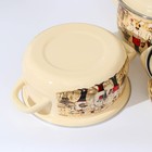 Набор эмалированных кастрюль «Сомелье-1», 3 предмета: 1,5 л, 2 л, 3 л, индукция - фото 60899653