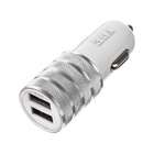 Автомобильное зарядное устройство, 2 USB, 2.1 А/1 А, МИКС - Фото 1