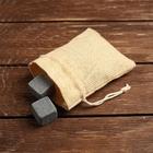 Камни для виски в холщовом мешочке «Тому, кто всегда впереди» 6 шт - фото 59763695