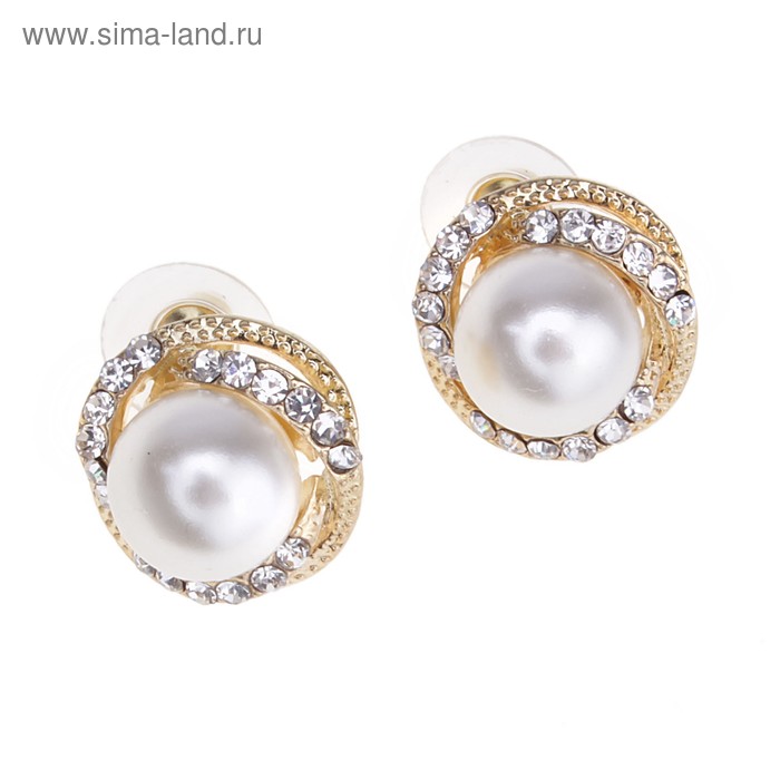 Серьги с жемчугом «Мадам» - Фото 1