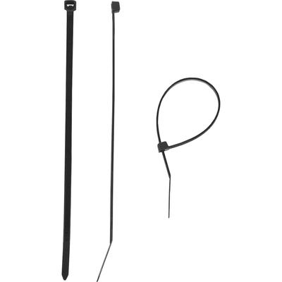 Стяжки кабельные "ЗУБР" черные КС-Ч1, 12 x 750 мм, нейлон, 50 шт.
