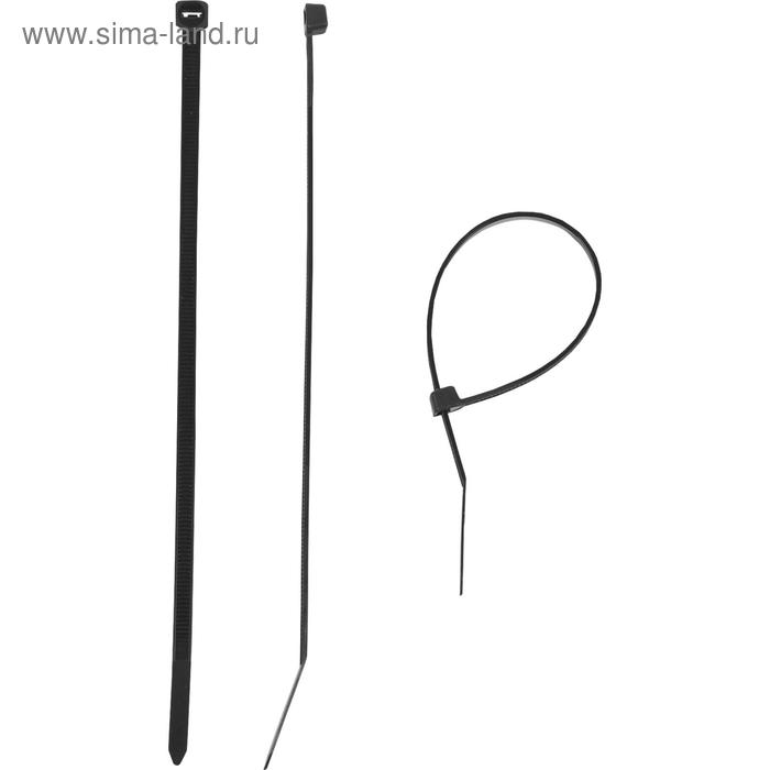 Стяжки кабельные "ЗУБР" черные КС-Ч1, 12 x 750 мм, нейлон, 50 шт. - Фото 1