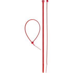 Стяжки кабельные "ЗУБР" красные КС-К1, 3.6 x 200 мм, нейлон, 100 шт.