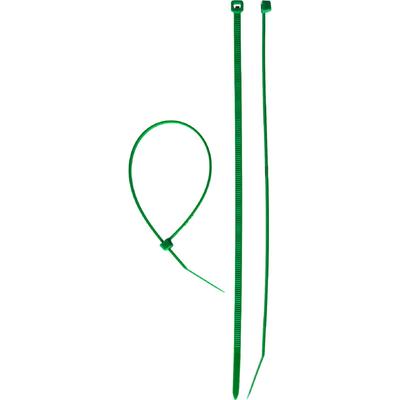 Стяжки кабельные "ЗУБР" зеленые КС-З1, 3.6 x 200 мм, нейлон, 100 шт.