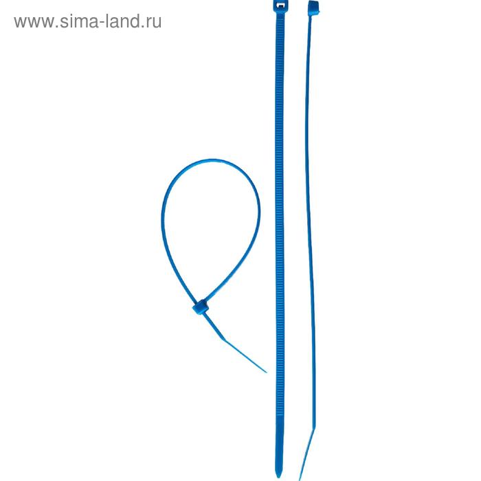 Стяжки кабельные "ЗУБР" синие КС-С1, 2.5 x 100 мм, нейлон, 100 шт. - Фото 1